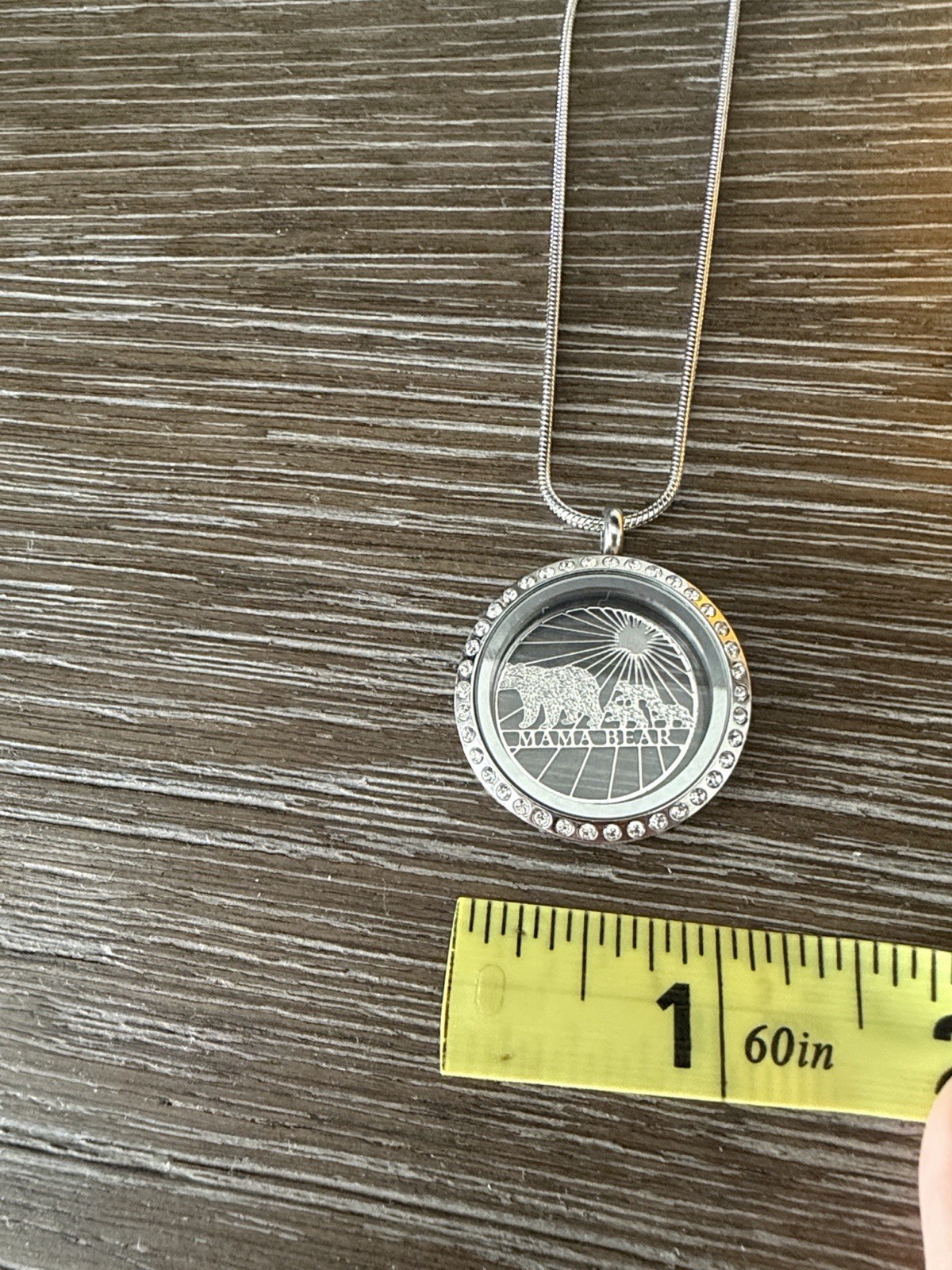 Mama Bear Birthstone Necklace