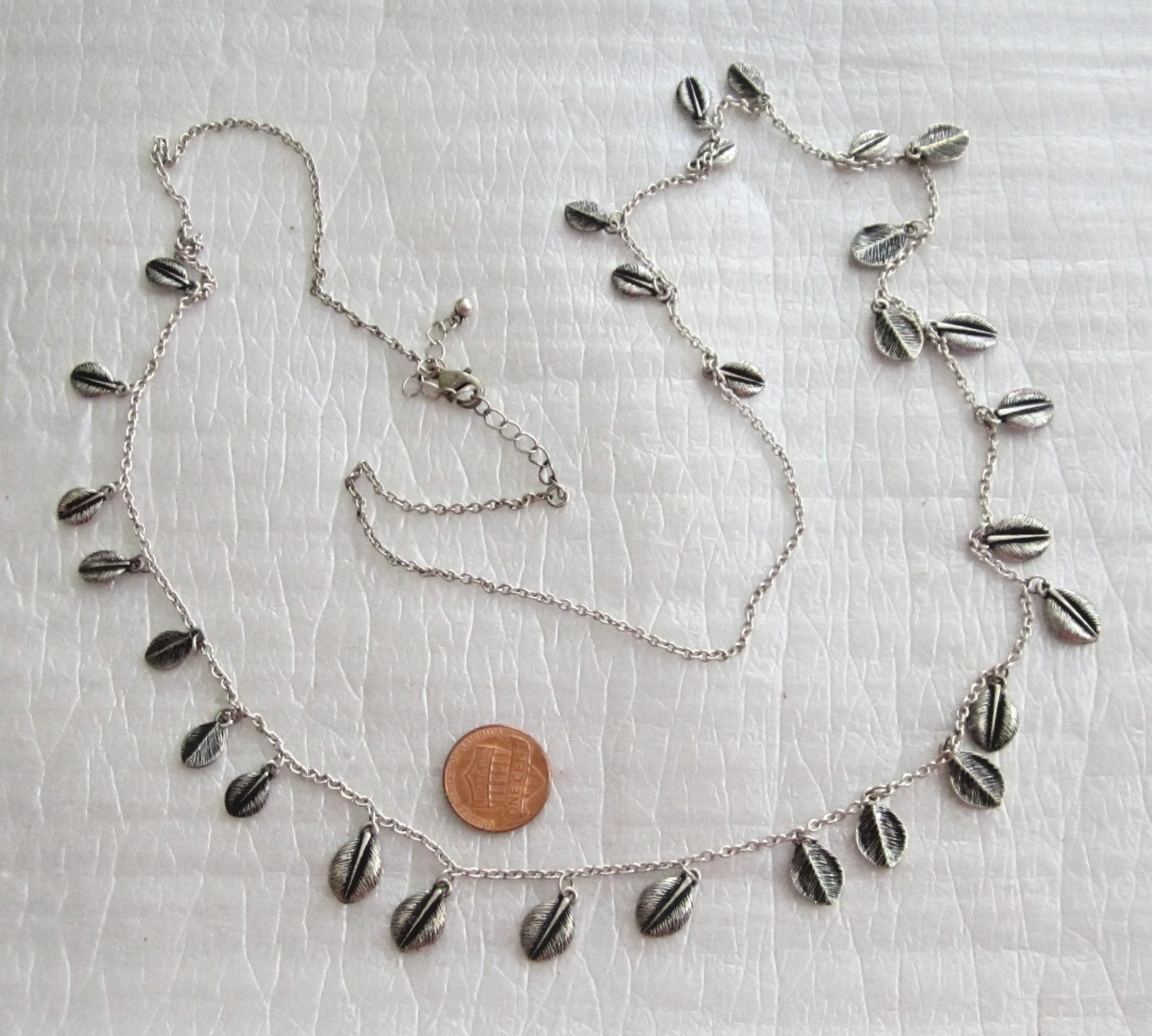 Silver Leaf Necklace #jewelry #necklace #fashion