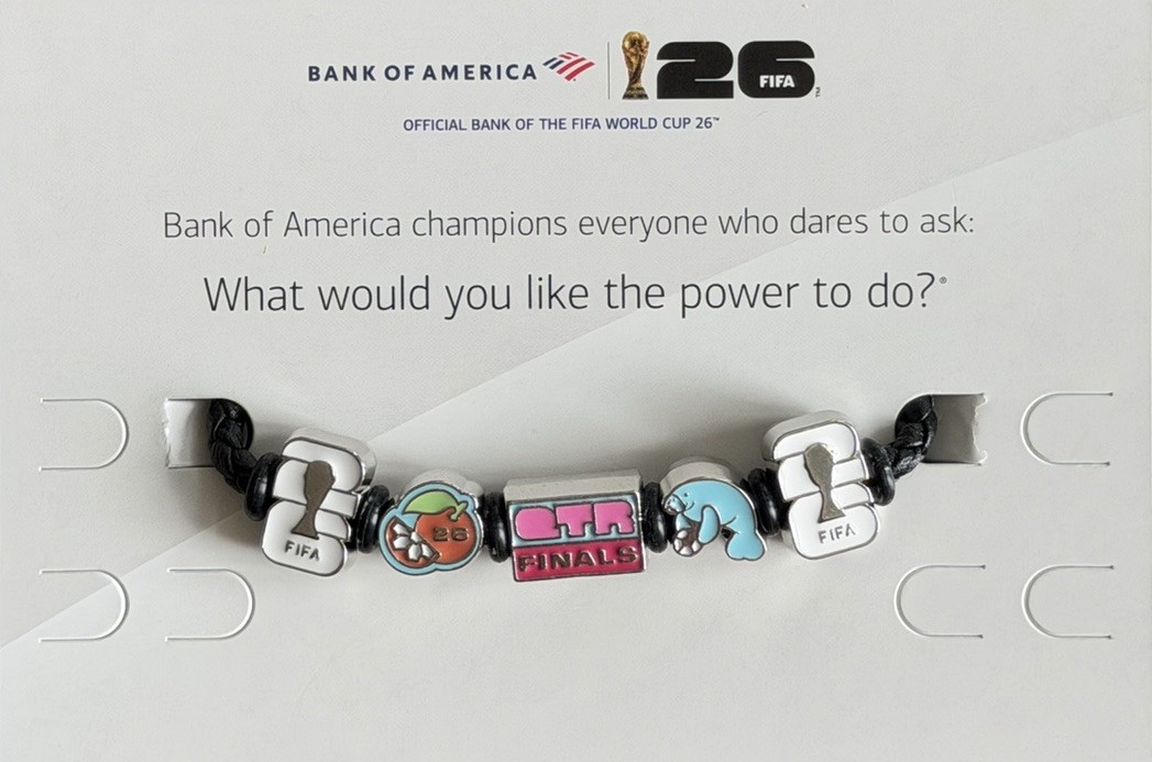 Bank of America FIFA World Cup 26 MIAMI Charm Bracelet
