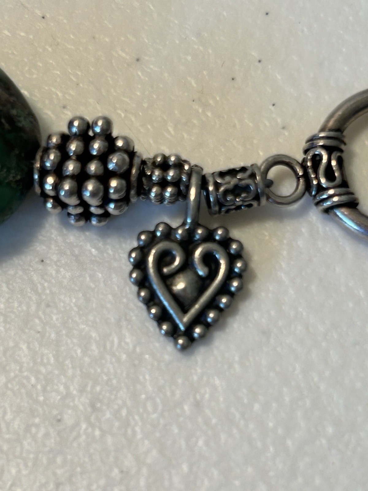 Unbranded Turquoise Stone and Silver Tone Metal Bracelet