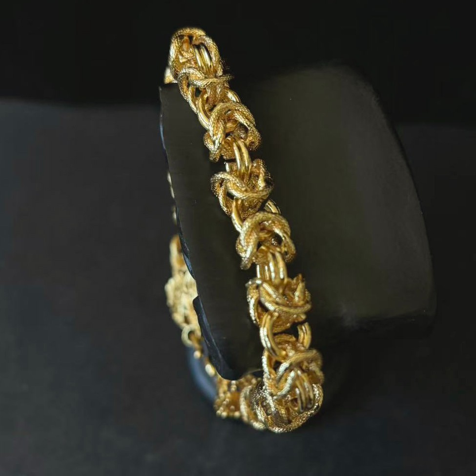 Dragon Gold-plated (NOT SURE) Bracelet Chain marked ‘ 999 ‘, 8.5 inch, 27 gram