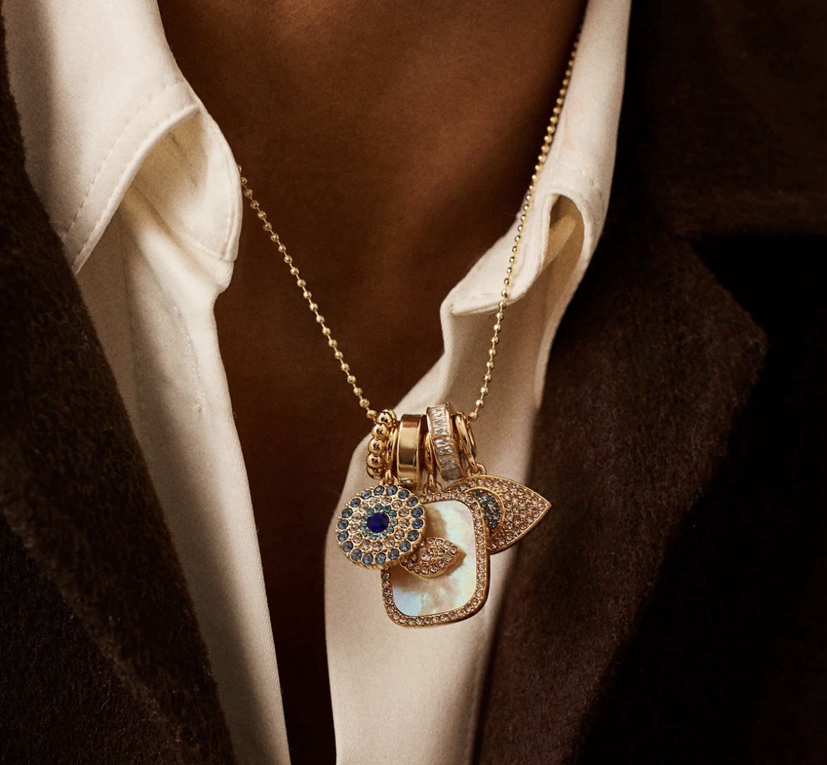 BAUBLEBAR Evil Eye Charm Necklace READ THE DESCRIPTION!!!!