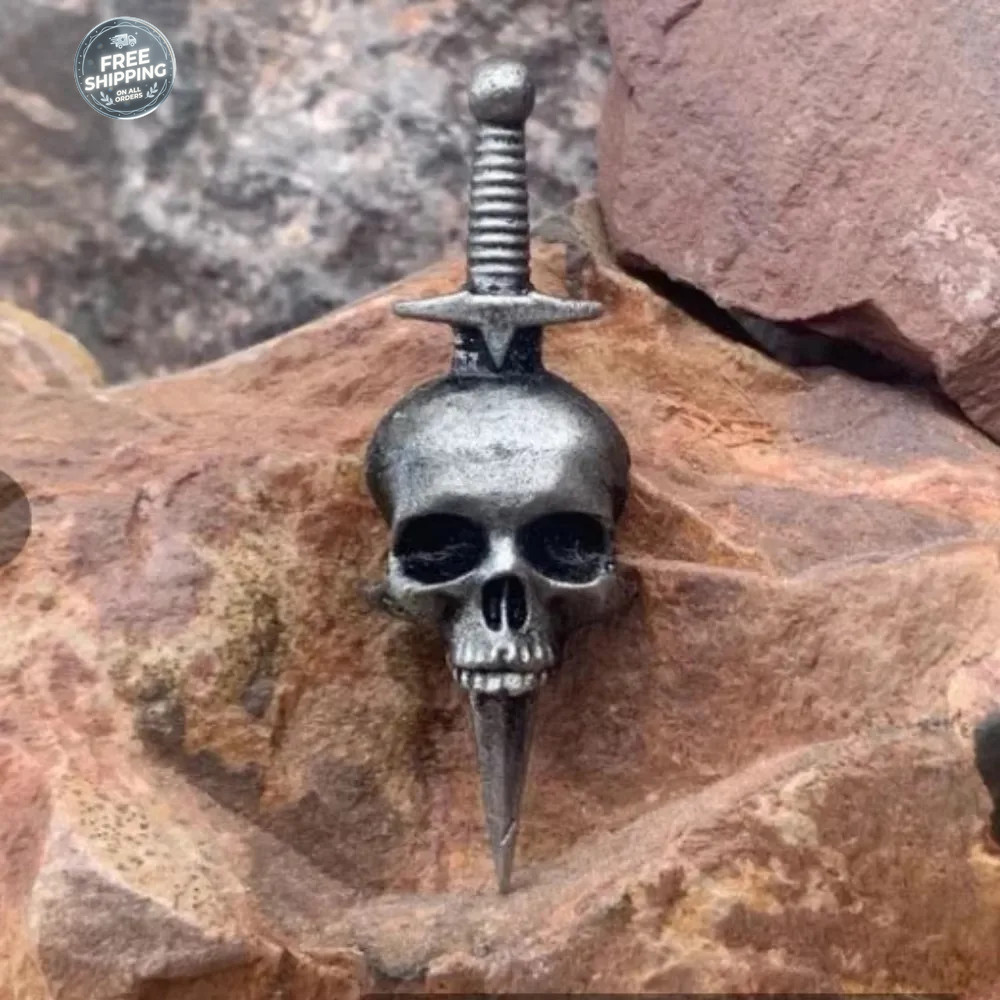 Halloween Skull Pin Punk Skeleton Badge Gothic Brooch for Jewelry Accessory