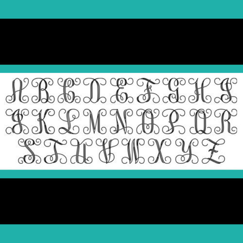 925 Sterling Silver Monogrammed Personalized Childrens Necklace