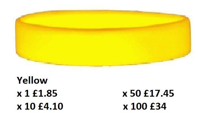 Silicone Wristbands Rubber Plain Reusable For Events Charity Fashion Bands-Adult