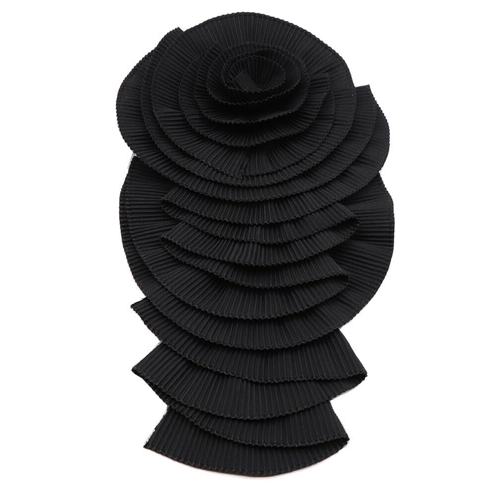 20cm Large Plated Fabric Brooches Lapel Pins Chiffon Fabric Applique Brooches…