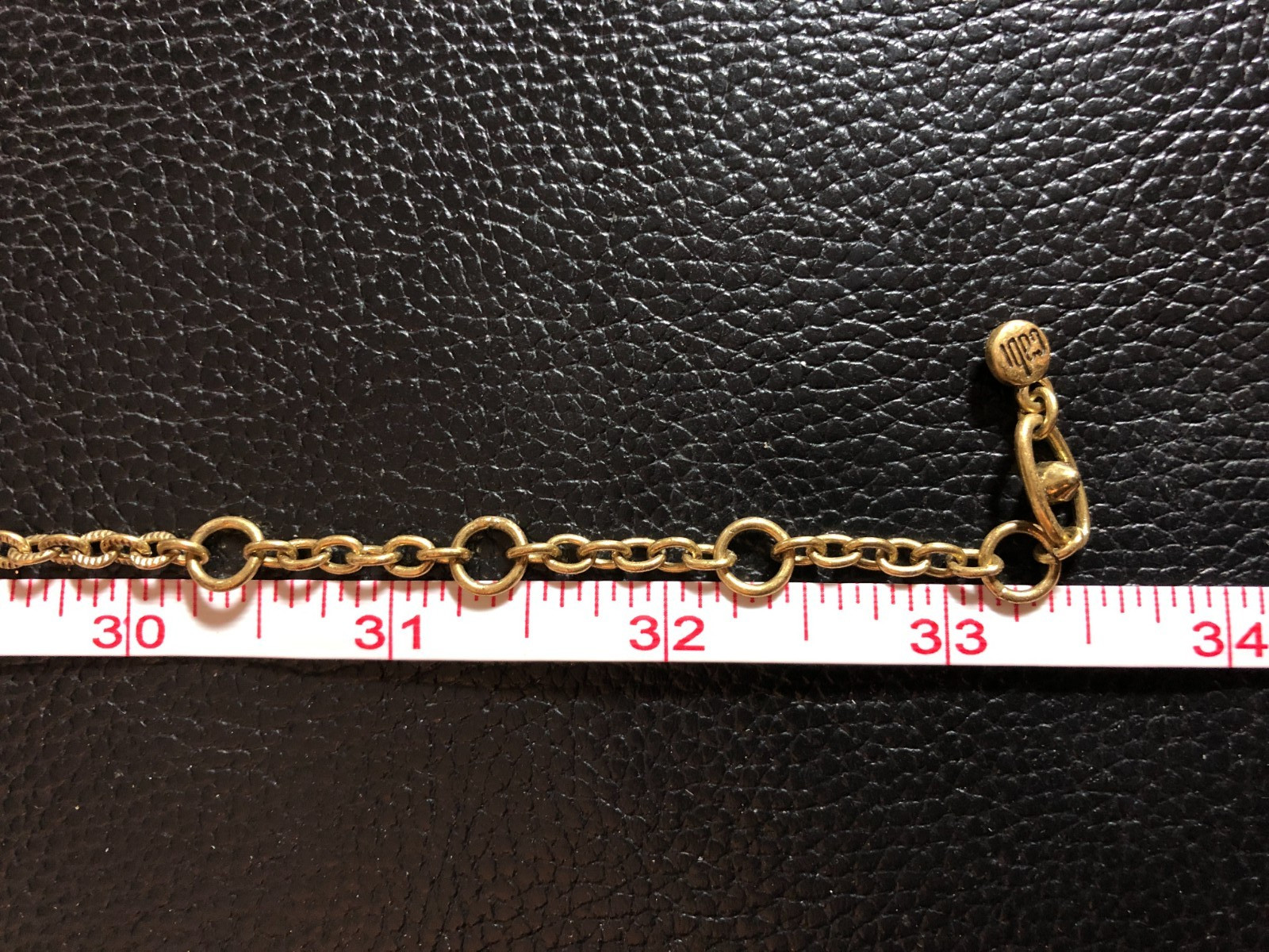 CABI Gold Lock Key Necklace +David Aubrey Virgo Horoscope Zodiac Necklace + 8457