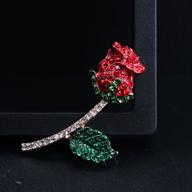 Retro High-end Literary Elegance Romantic Rose Brooch