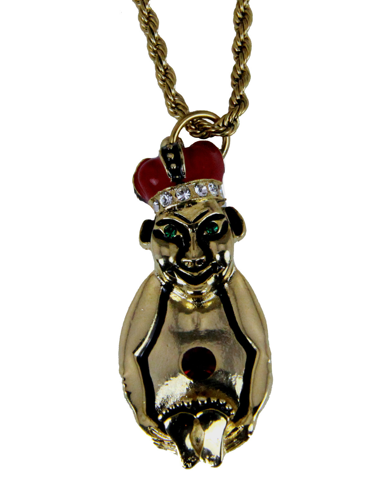 3030303 ROJ Biliken Necklace Royal Order of Jesters Billiken Pendant Front Face