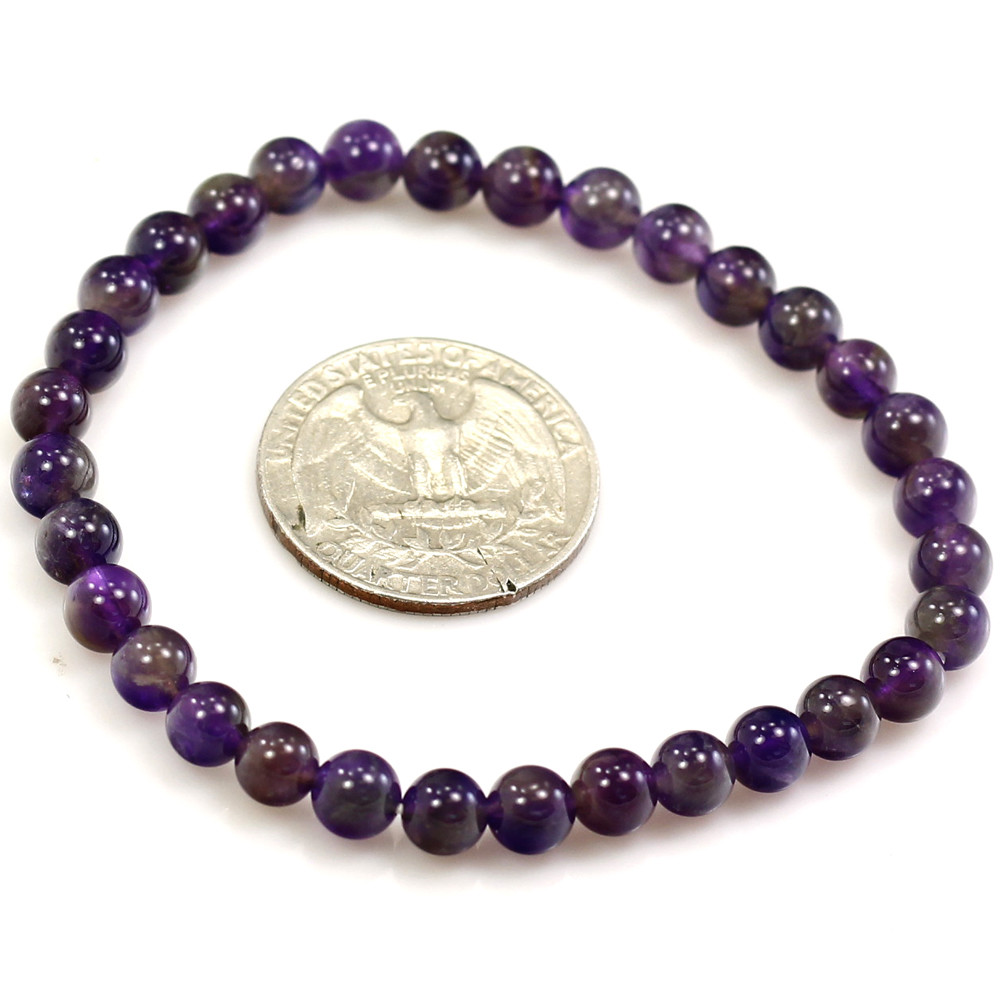 Wholesale Gemstone Bracelet Balance Elastic Stretch 4mm 6mm 8mm 10mm 12mm 7.5″