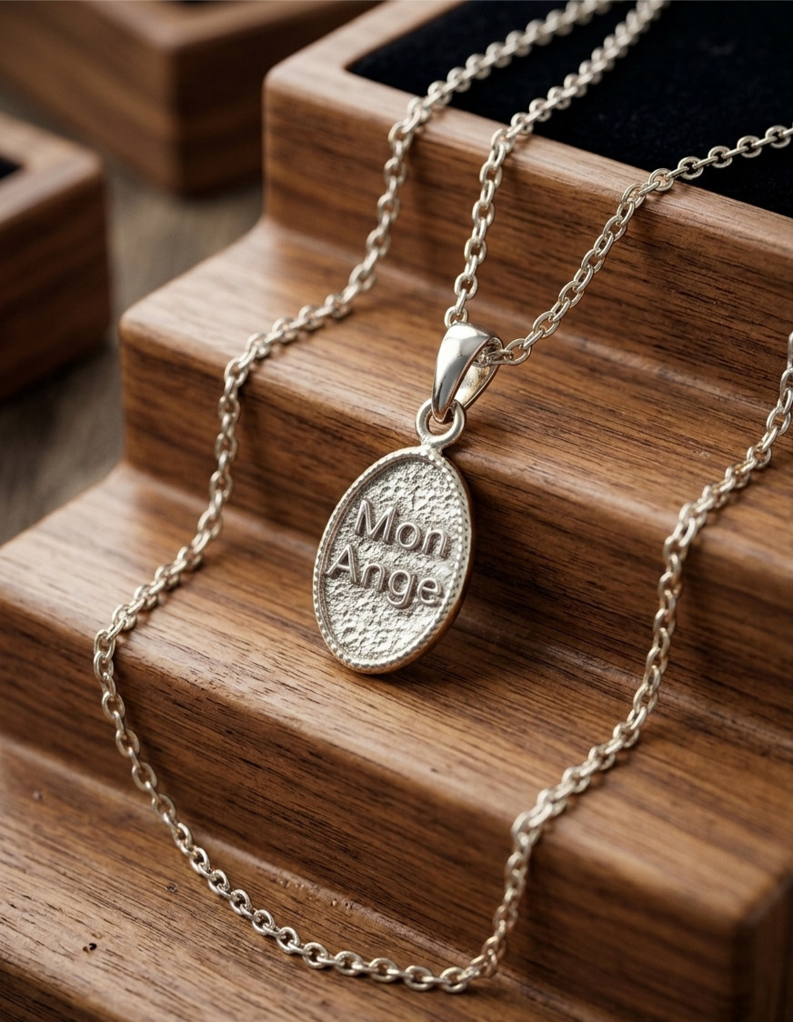 Hand Made Unique Charm Pure Brass Gold Color Design Pendent Comes With Chain.
