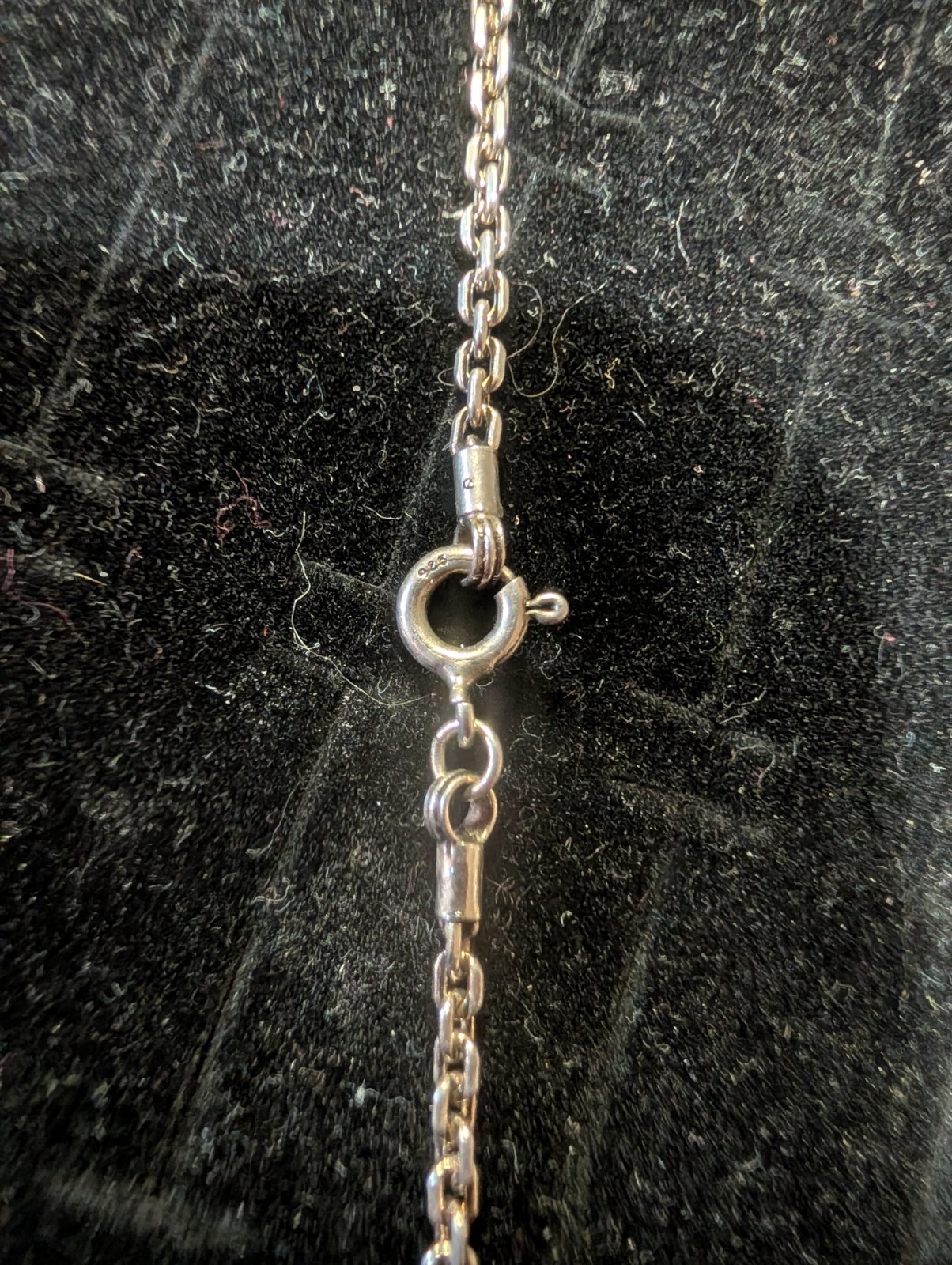 Silver Cable Chain Necklace with Oval Turquoise Silver Bezel Charm Pendant