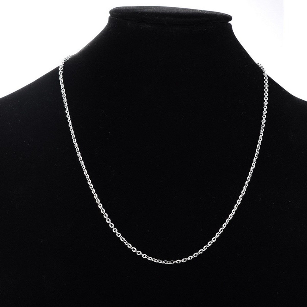 Stainless Steel 23 5/8 (60cm) Inch 2.5 mm link cable Chain Necklace