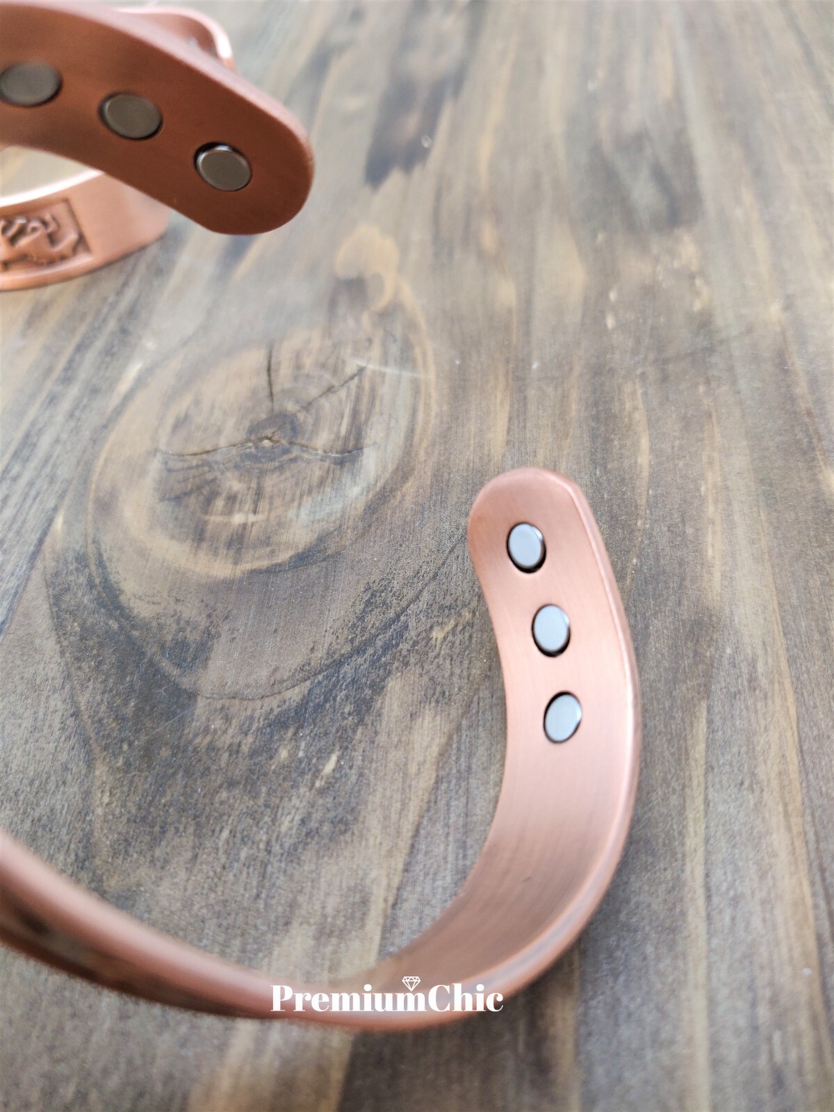 PURE SOLID COPPER Magnetic Bracelet Men’s Arthritis Therapy Horse Western Cuff