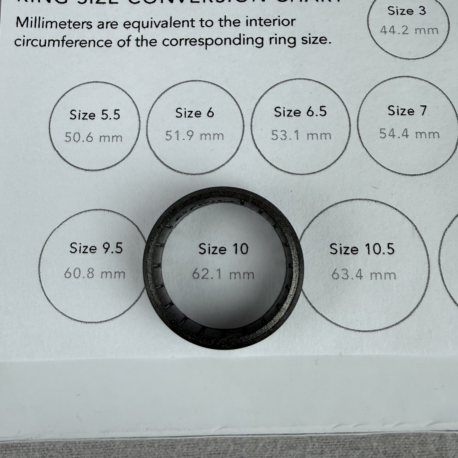 Enso Rings Platinum Gray Elements Classic Silicone Ring Contour Adult Size 10