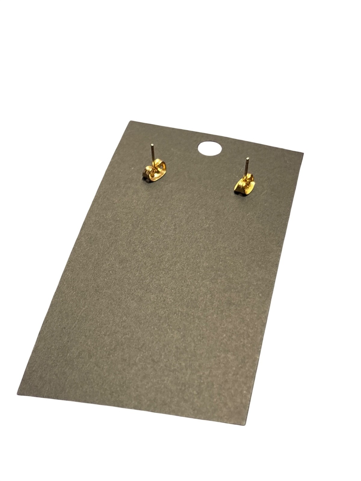 Bronze Color Metal Dangle Earrings Abstract 2.25 inches