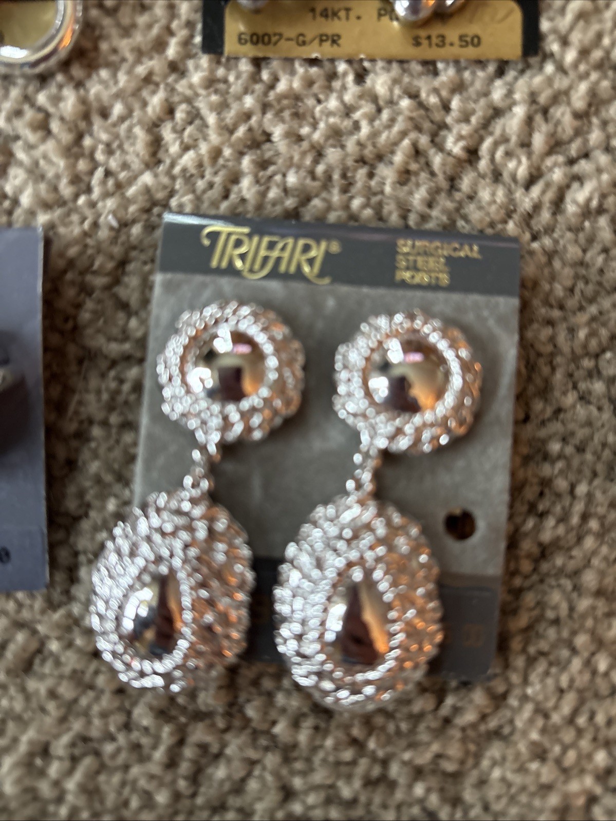 NEW Silver Color Pierced Earring All Shape Size Alfani, Monet, Trifari, Woodward