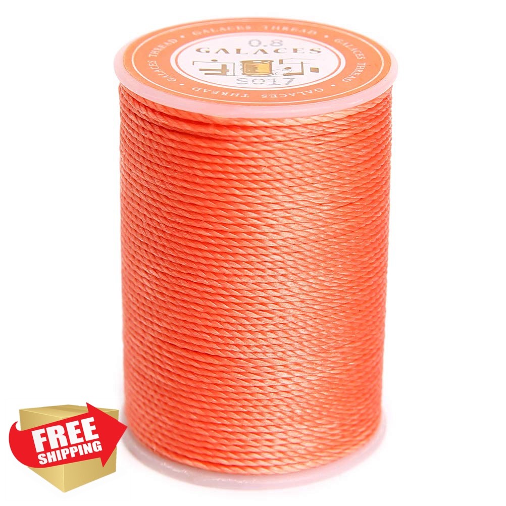 FANDOL Grapefruit Waxed Polyester Cord Bracelet