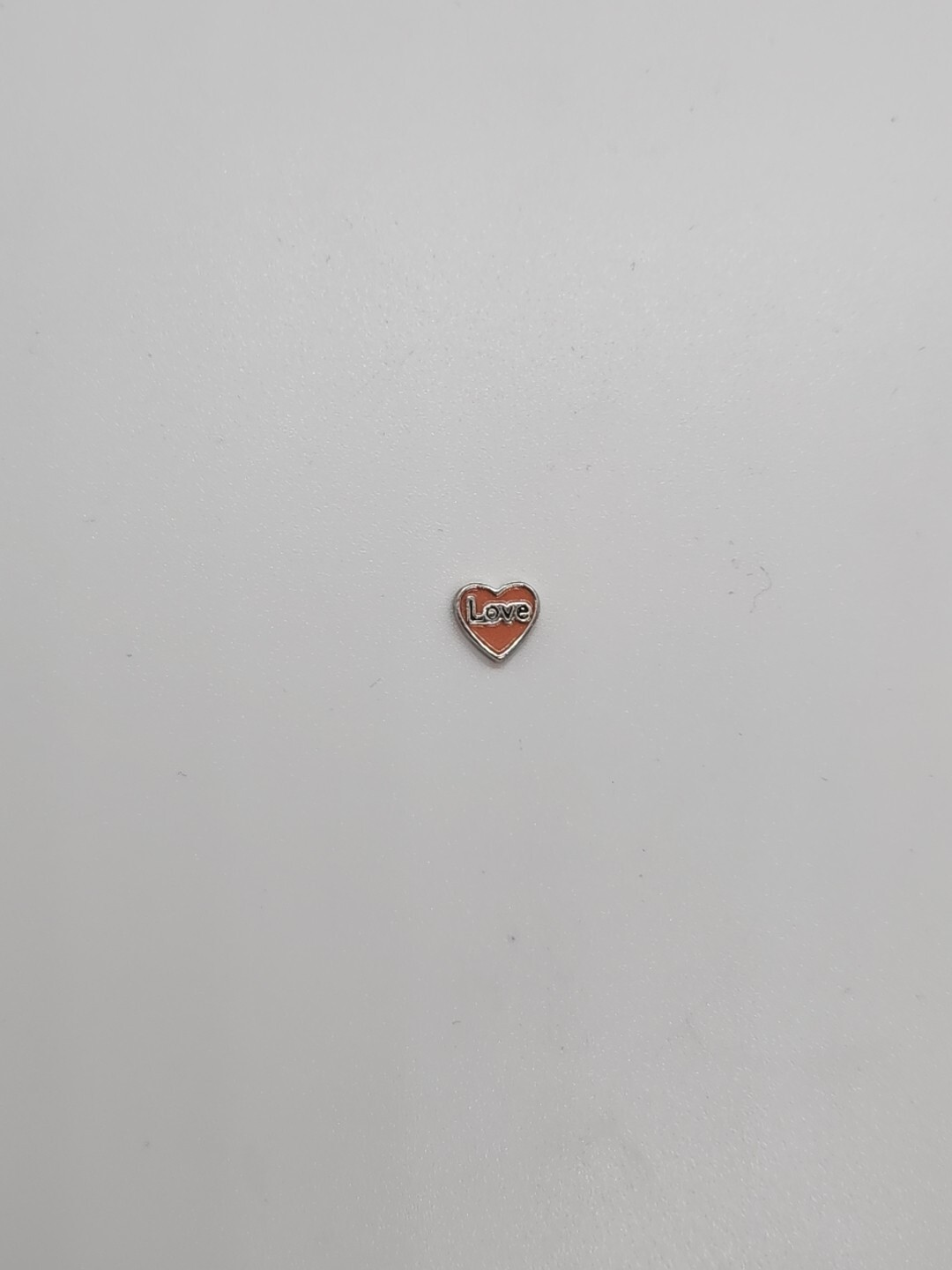Pink Heart Love Floating Charm #610 For Your Origami Owl Necklace
