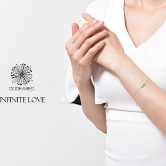 Dogeared Sterling Silver Infinite Love Bracelet Perfect valentine’s day gift