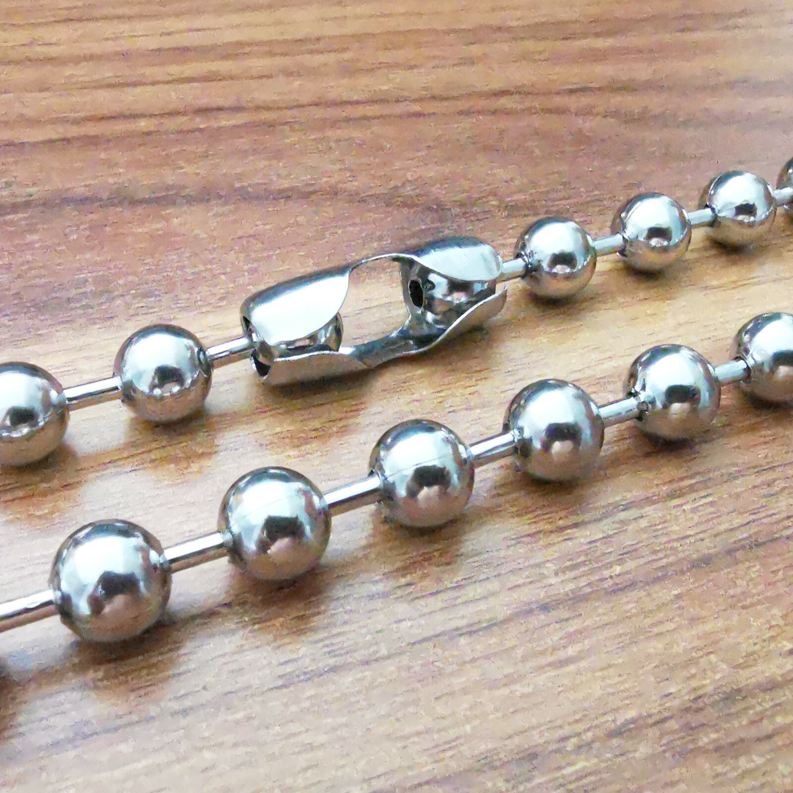 10mm 28”Stainless Steel Huge Round Ball Beads Chain Necklace Silver Mens Gifts