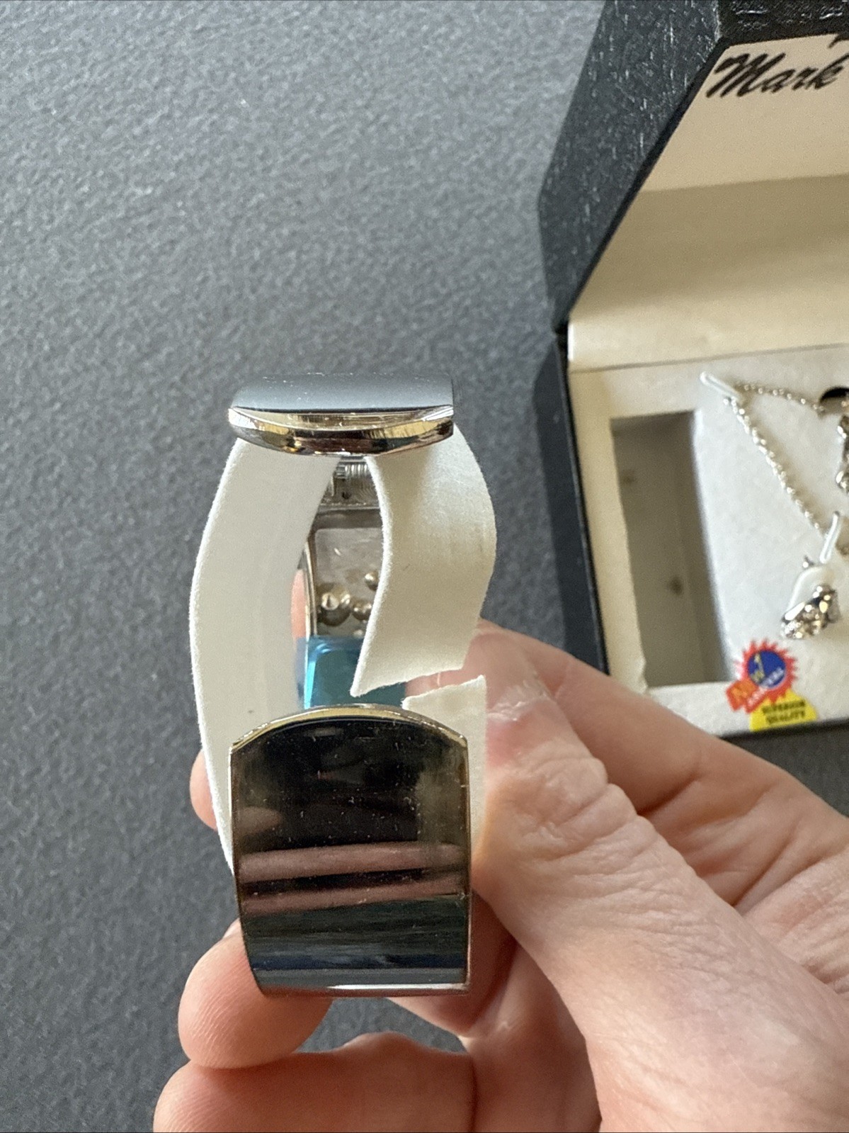 Mark Naimer Quartz Bracelet Watch, Earrings, And Necklace Brand New! No battery