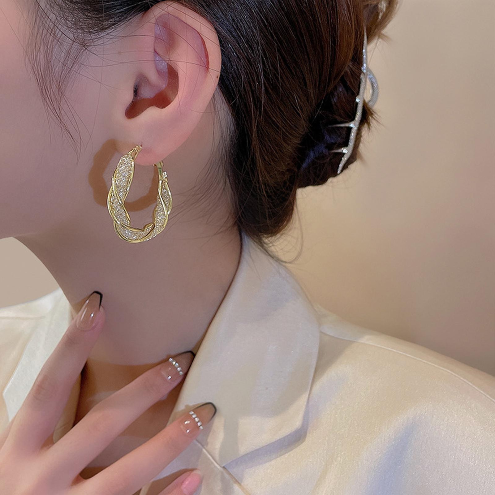 Magnetic Weight Loss Slimming Earring Hoop Lymphatic Drainage Earrings