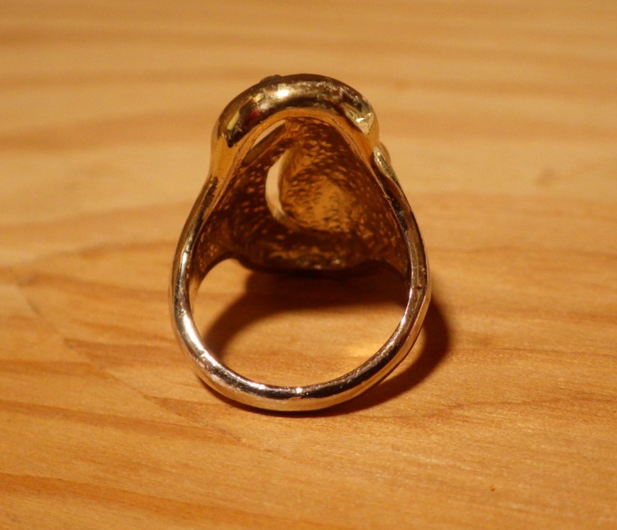 Vintage Women’s Costume Ring Large Statement Ring Fair Condition Size 7