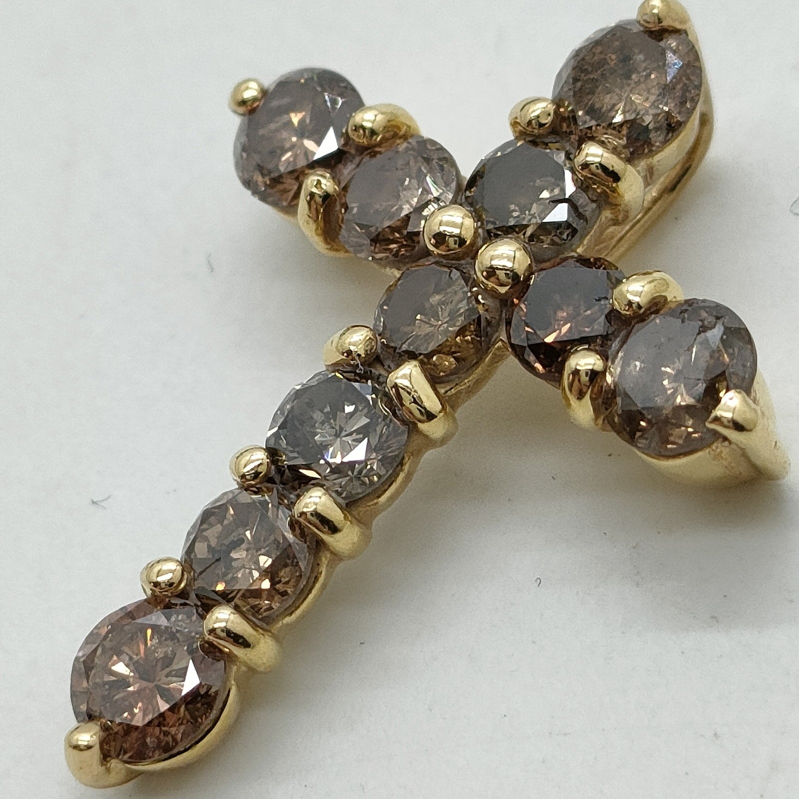 Jewelry Pendant Head Natural Diamond 2ct Gold 3294963