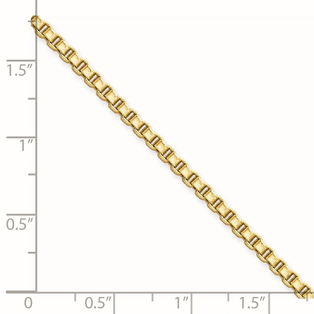 Stainless Steel IP Gold-plated 2.4mm 18in Box Chain