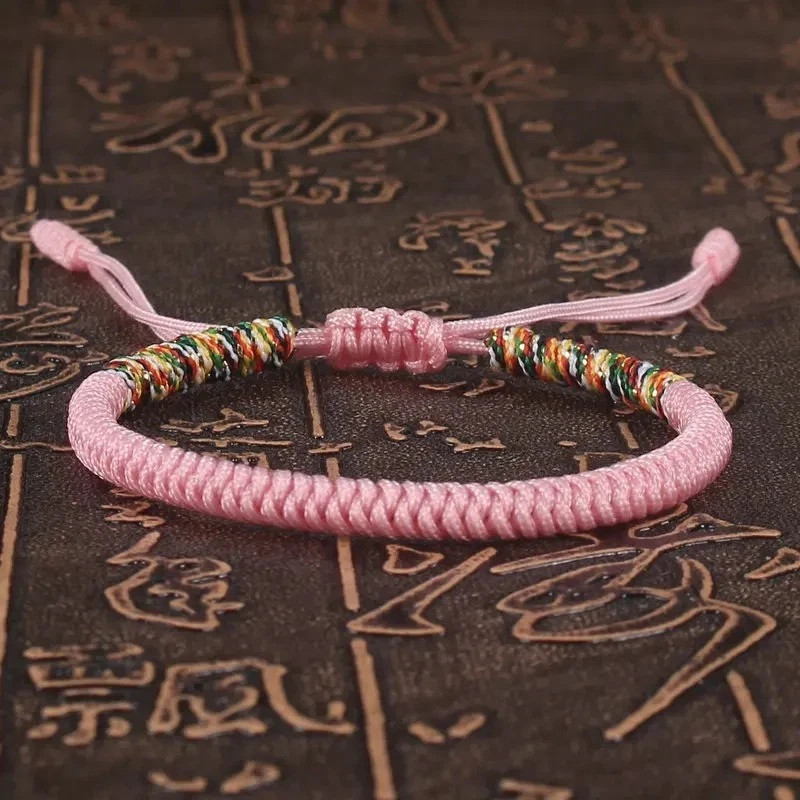 Unisex Tibetan Buddhism Red String Bracelet – Braided Adjustable Lucky Knot