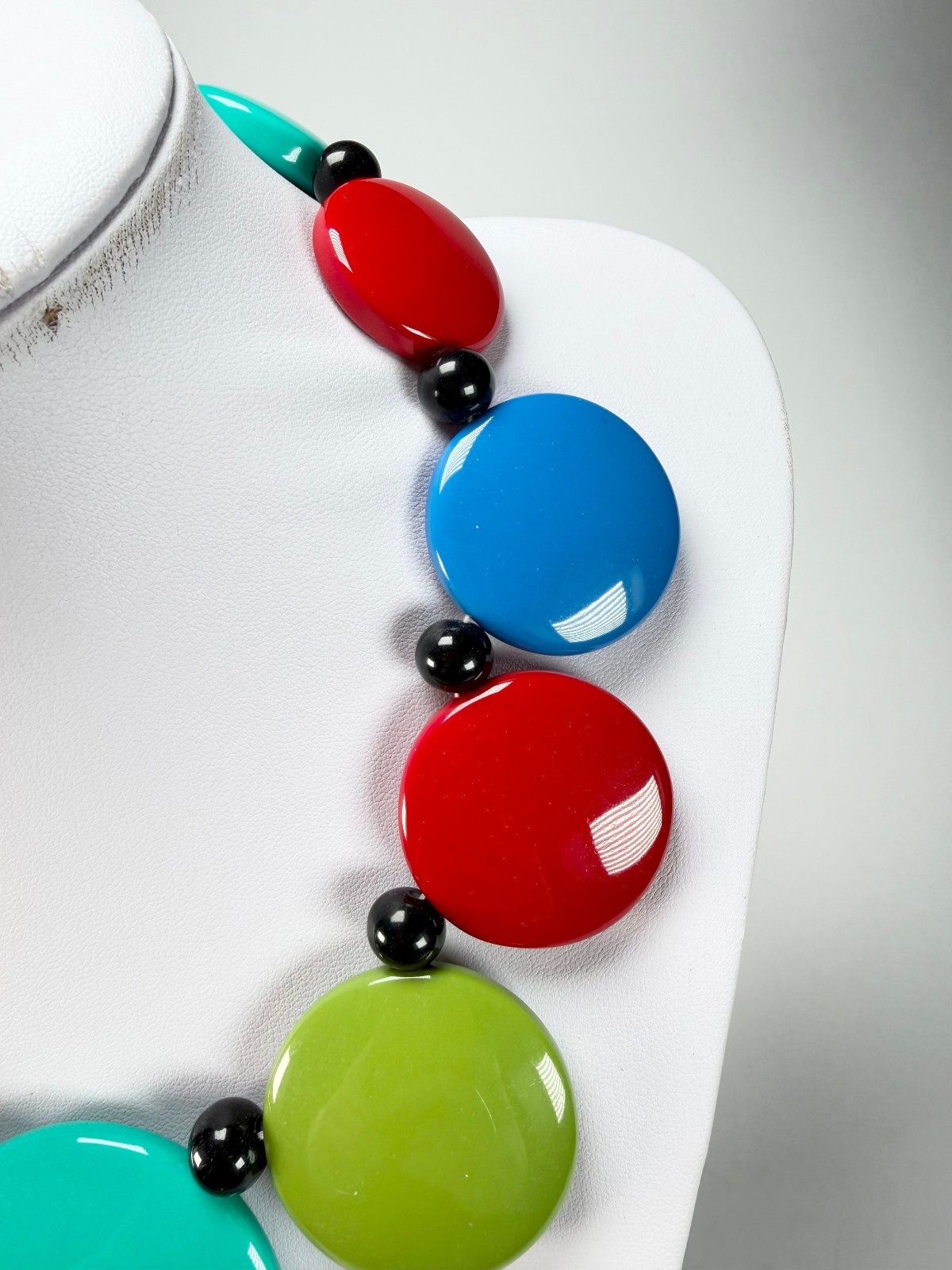Marion Godart – Confetti “Bouclier” Multi-Colour Mix Resin Necklace