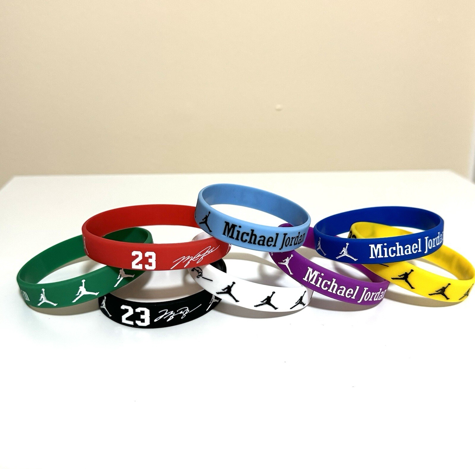 One Jordan Silicone Bracelet – One Size Fits All Wristband