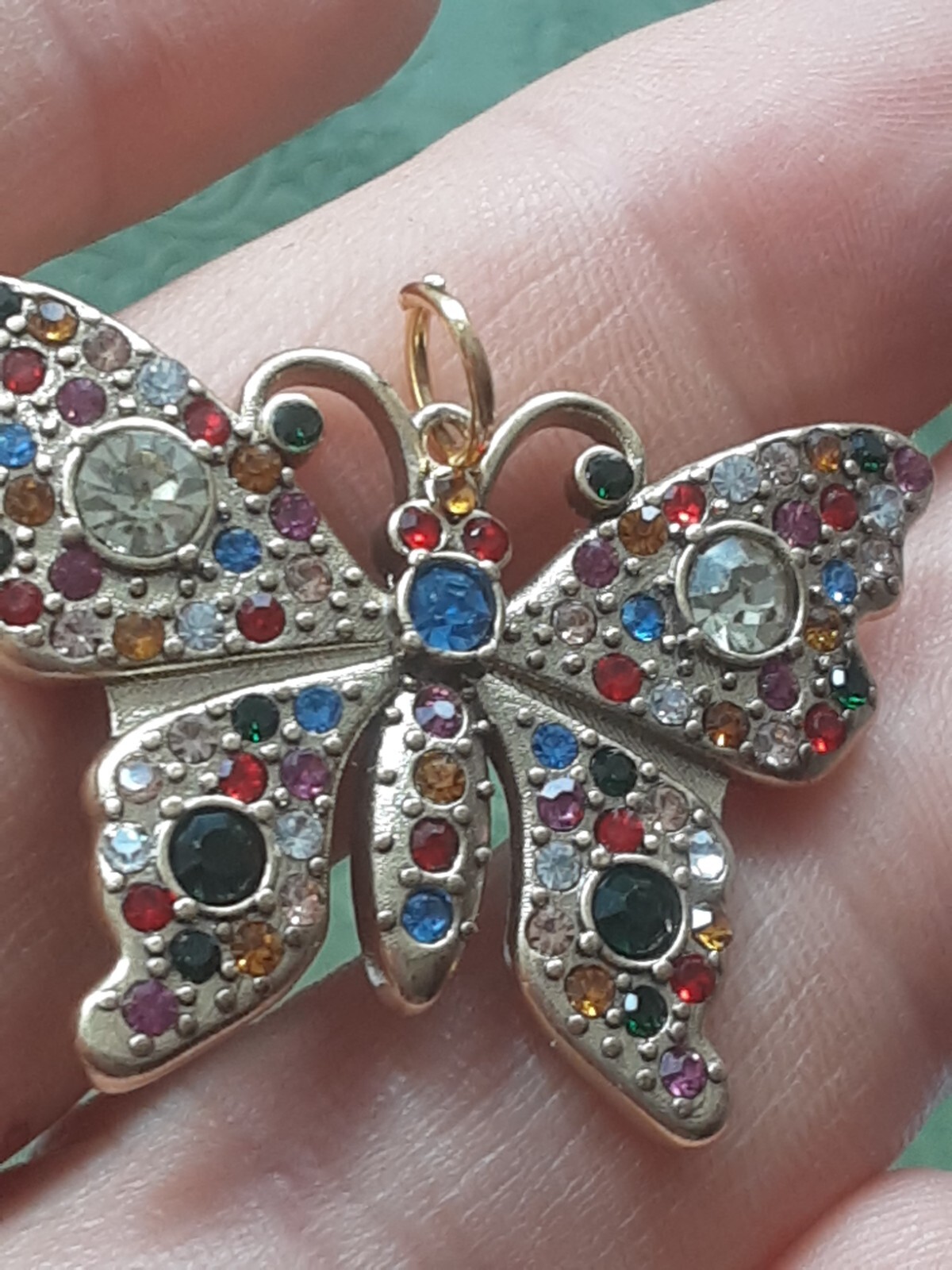 100% Gucci Pendant butterfly