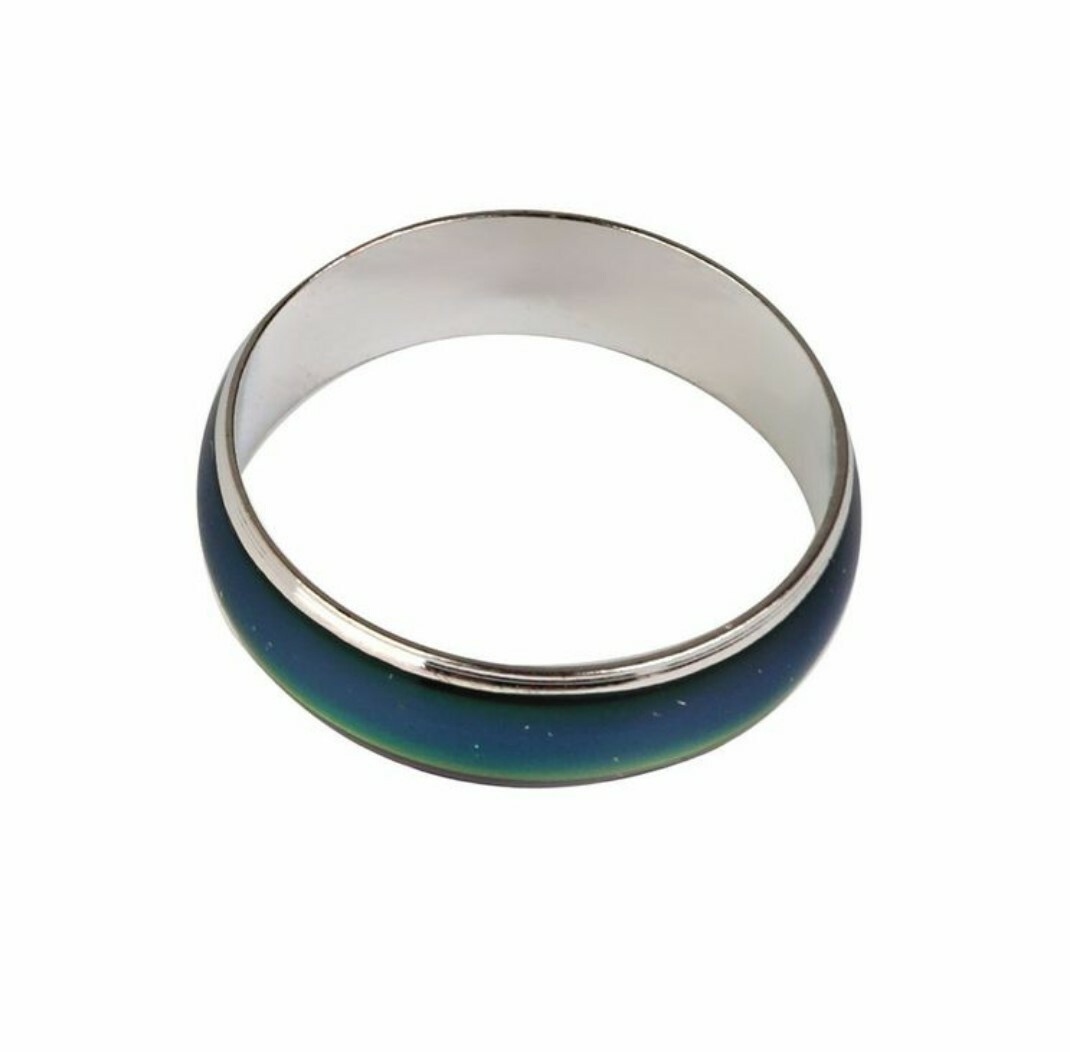 Stainless steel Mood Ring Color Change For Women Men and kids