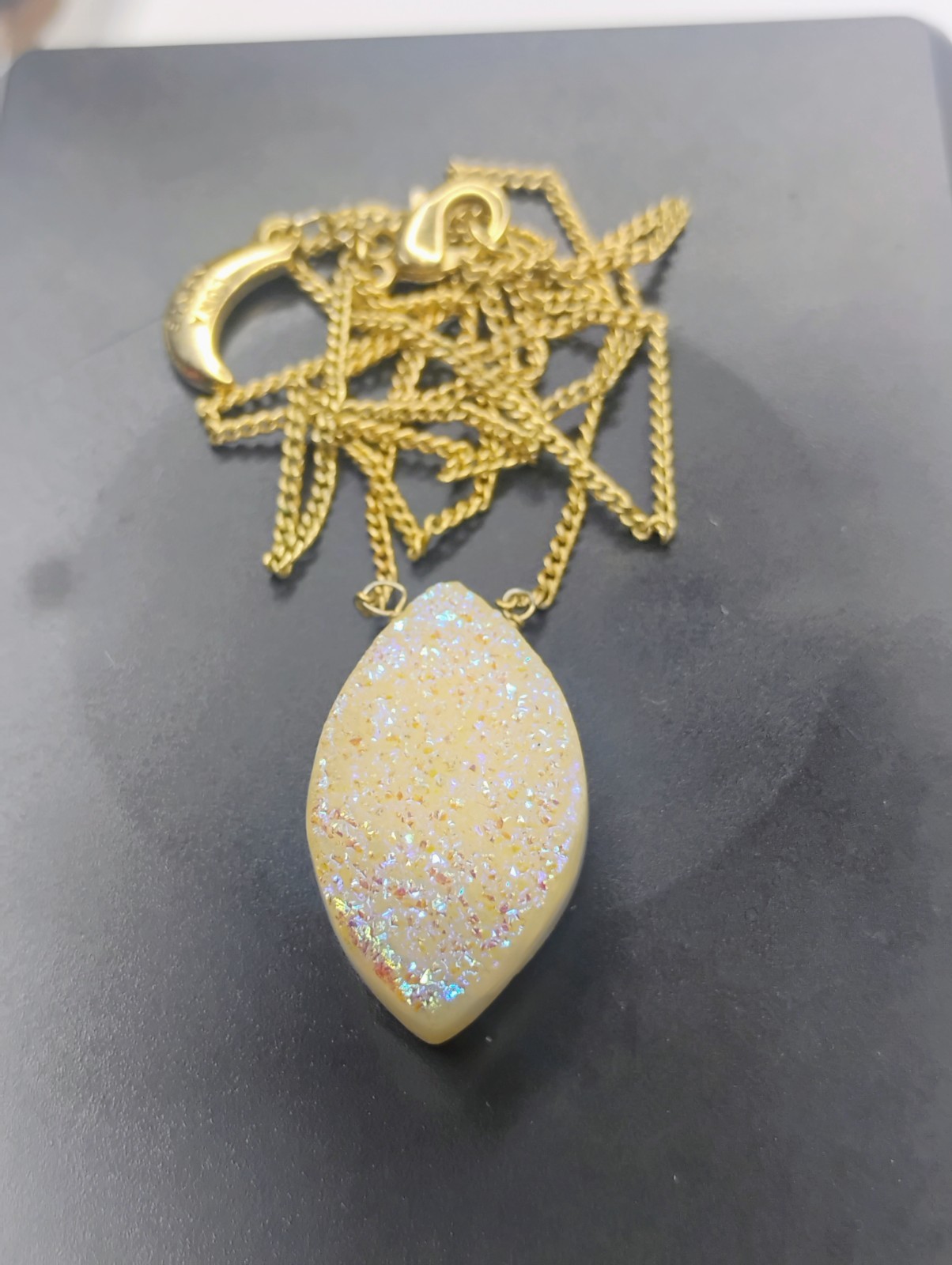 Luna Norte Druzy Pendant Necklace