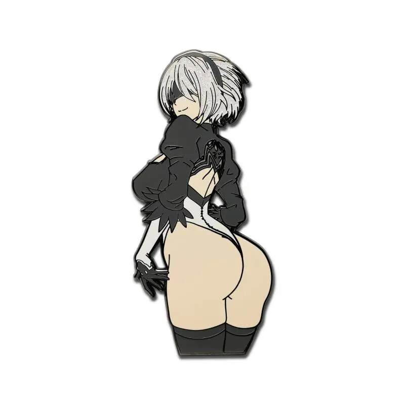 Nier:automata 2B Yorha No. 2 Type B Metal Badge Bags Button Brooch Cosplay Gift