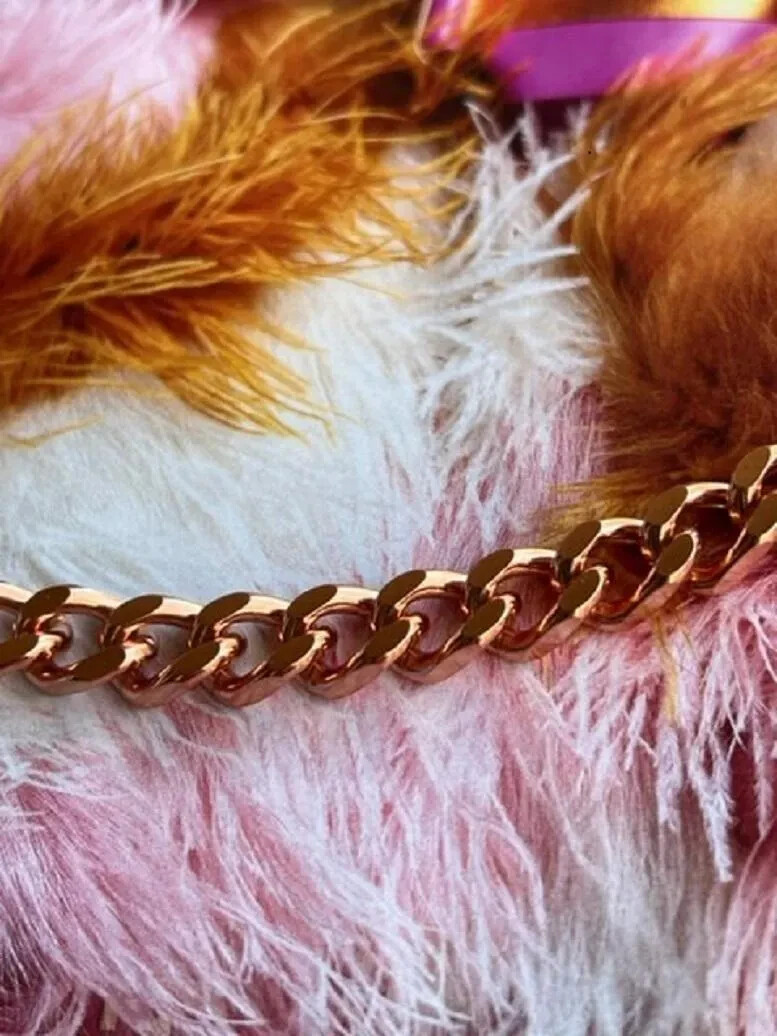 Solid Copper Chain CN6787G – 3/8 of an inch wide. Available in 18 to 30 inches.