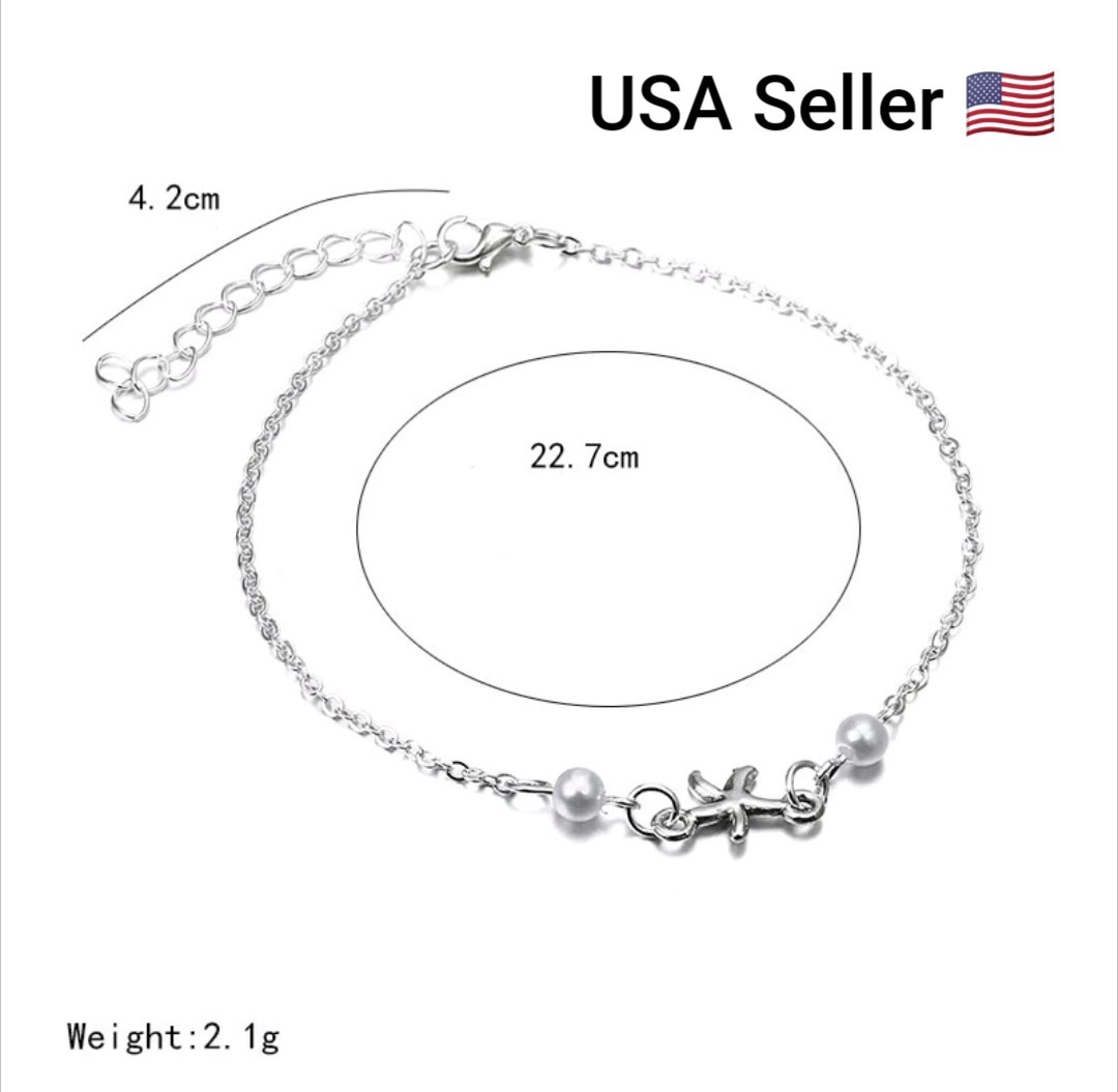 Foot Chain Tibetan Silver Plated Hollow Plum Flowers Heart-Shaped Anklet Women