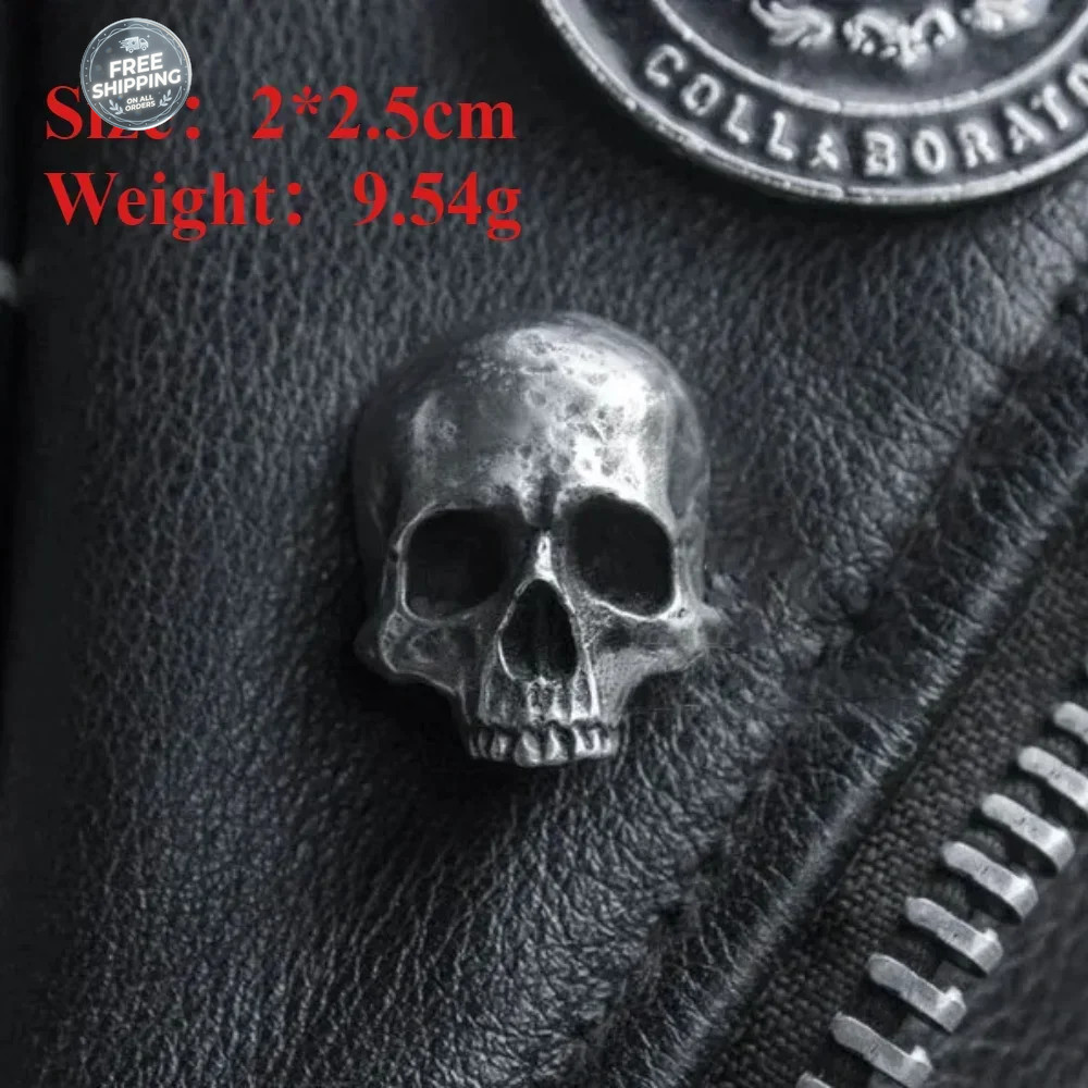 Halloween Skull Pin Punk Skeleton Badge Gothic Brooch for Jewelry Accessory