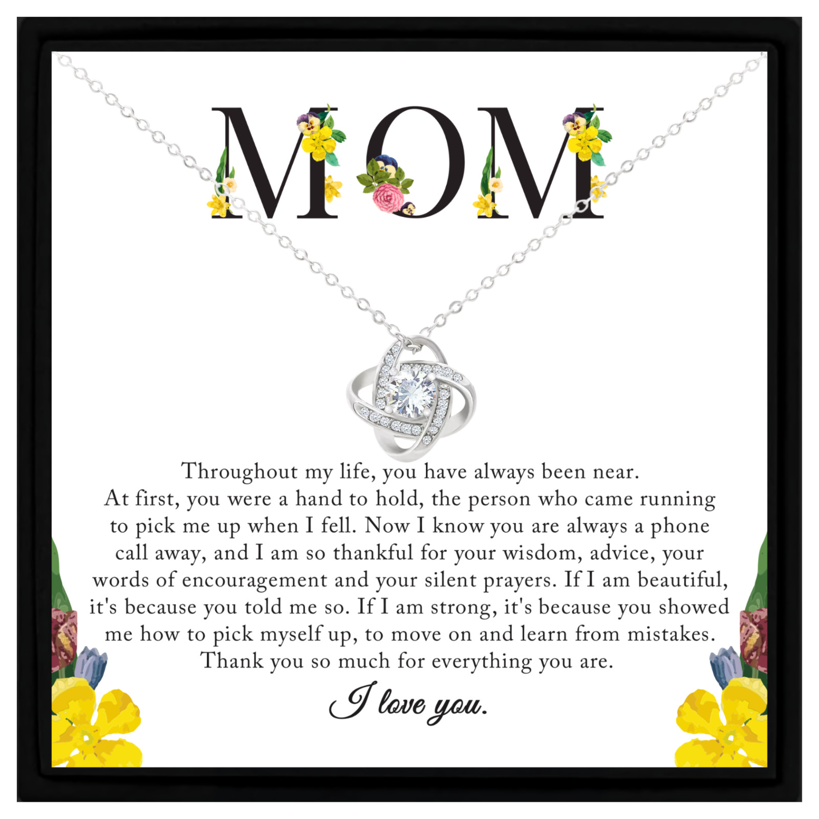 Gift for Mom from Son Gift for Mom from Daughter Necklace Gift Mom Birthday Gift