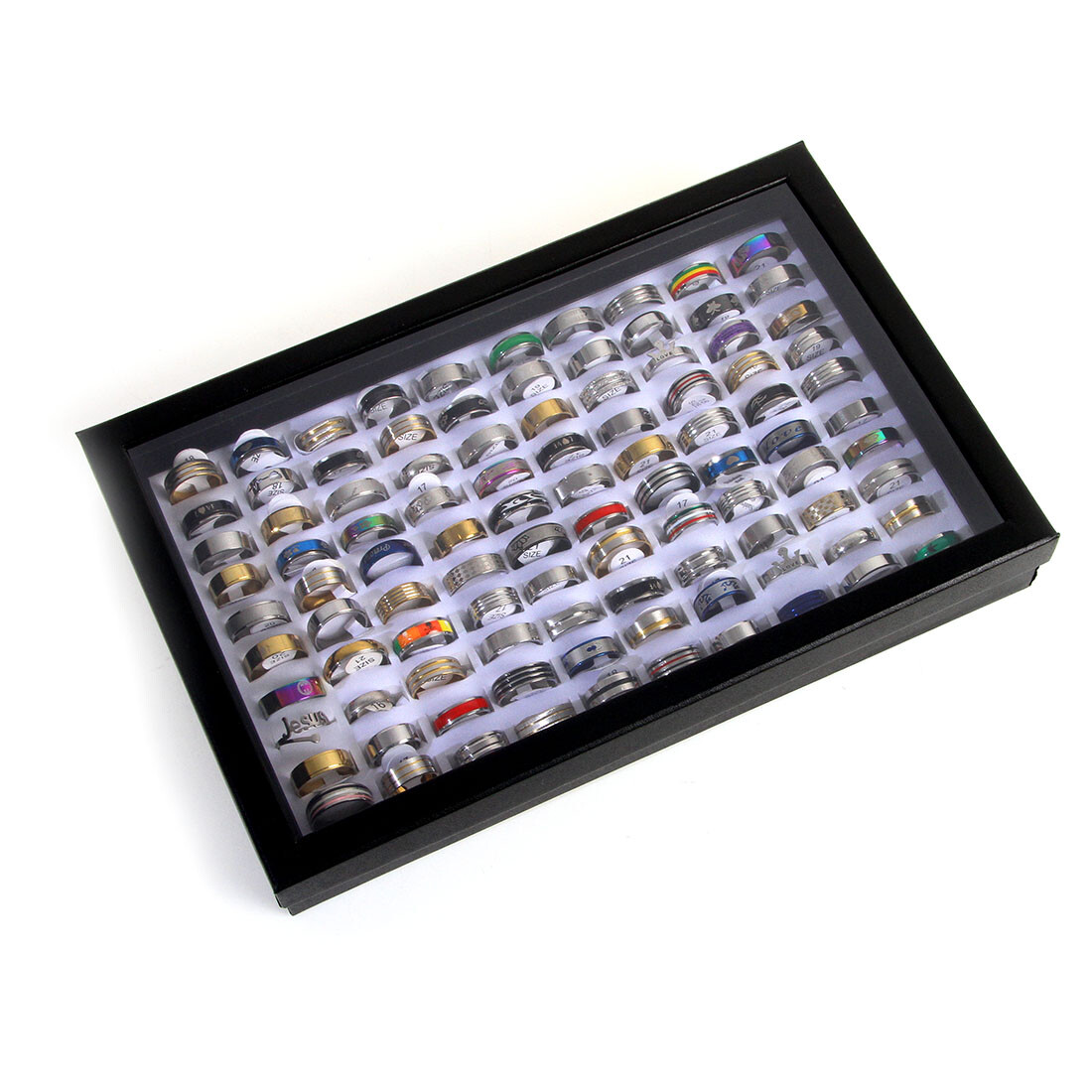 100X MIX LOT Stainless Steel rings Wholesale Men Women Gift Fashion Jewelry lot