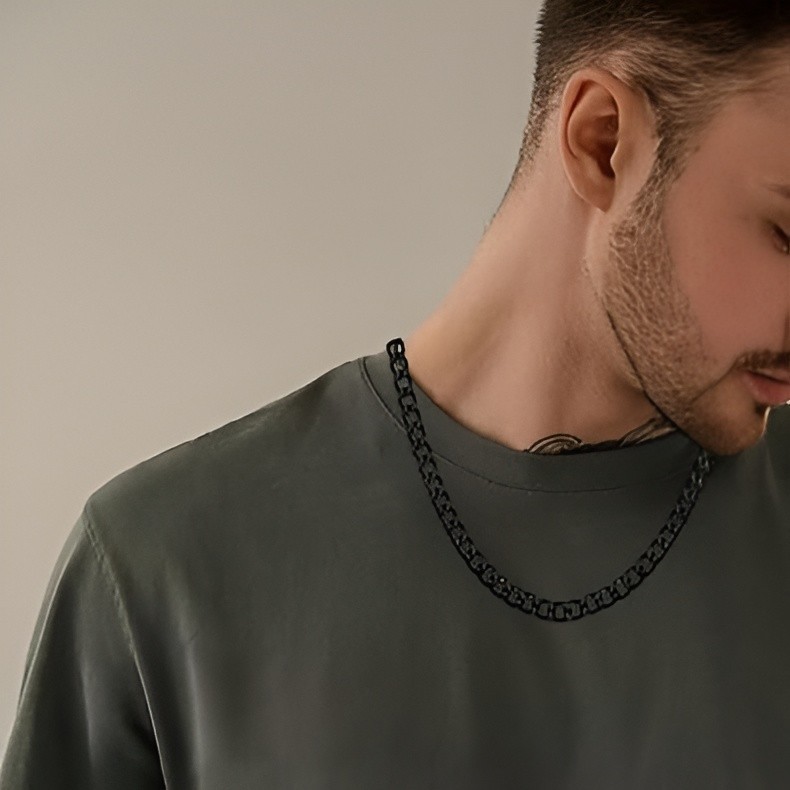 4 Piece Men’s Jewelry Set Watch, Necklace, Ring, Bracelet
