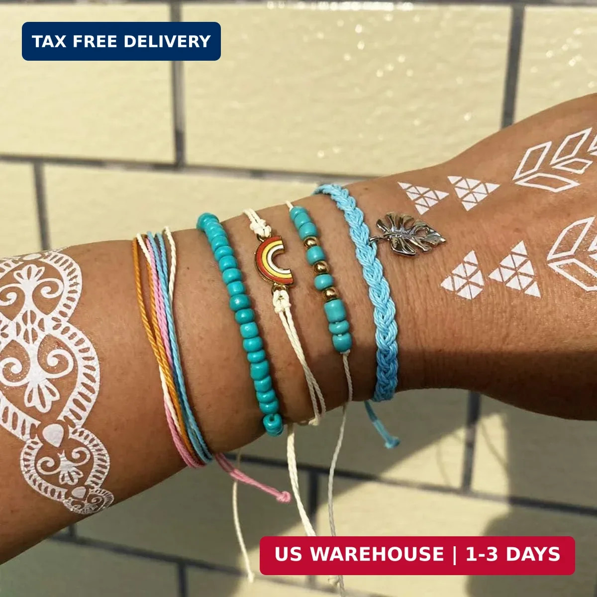 Summer String Anklet Bracelet Women Beachy Bracelets Fashion