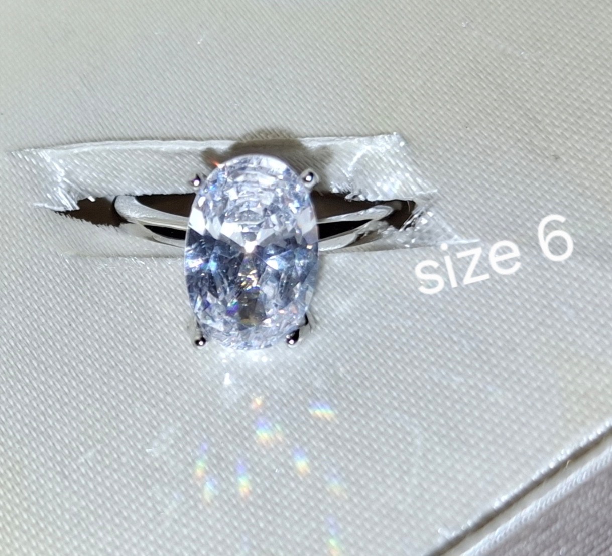 beautiful cz solitaire ring