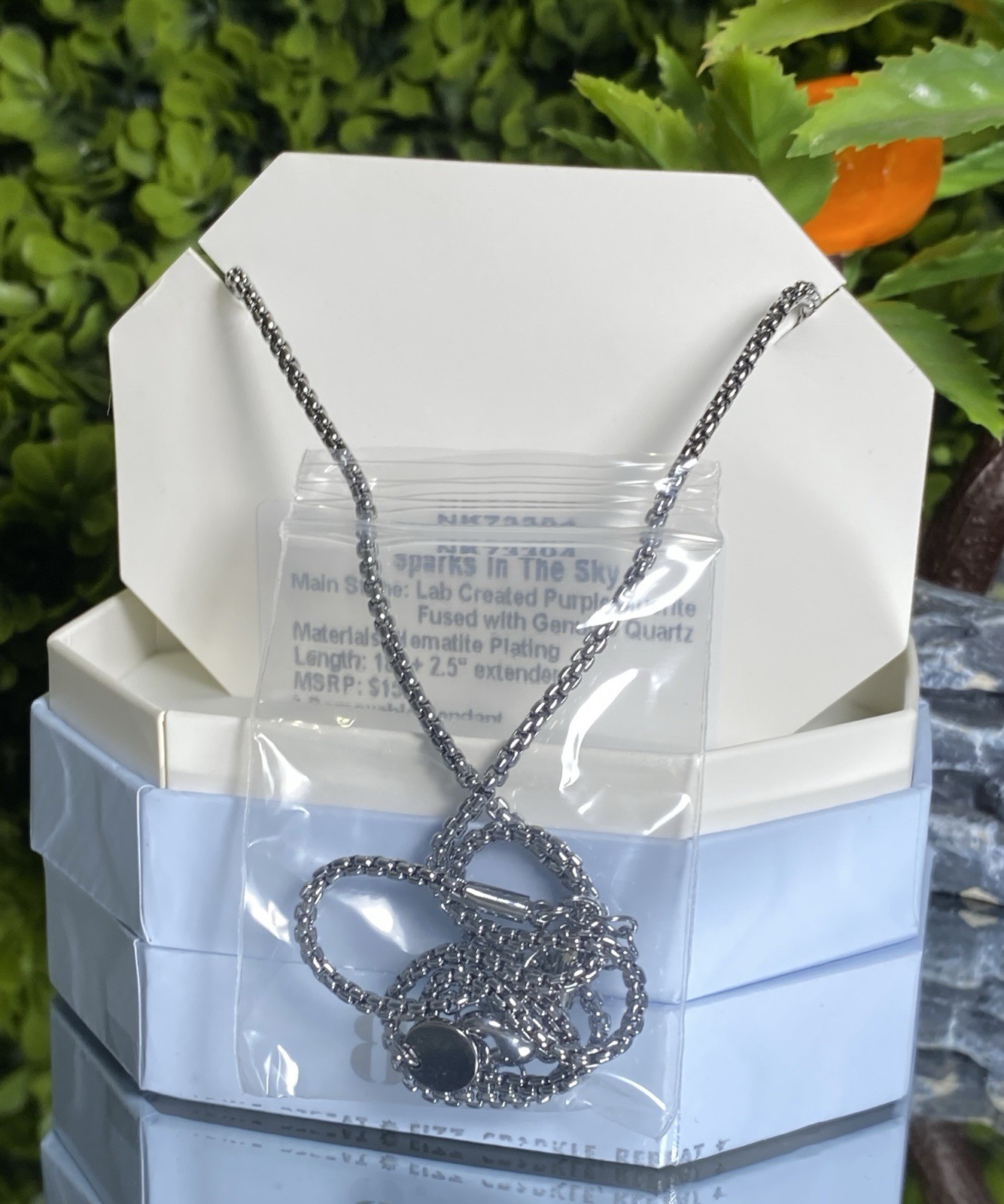 Bomb Party Necklace NK 73304 “Sparks In The Sky”💜Original Collection