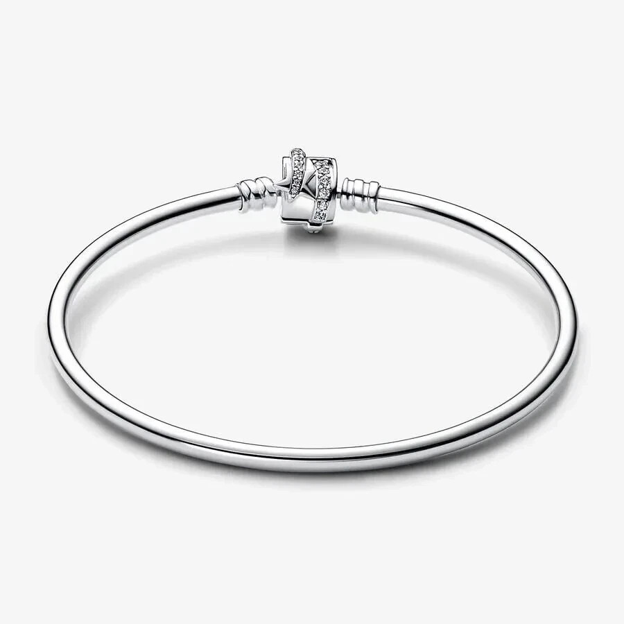 Pandora S925 Shooting Star Charm Bangle Bracelet 592733C01-21cm – Size 8in