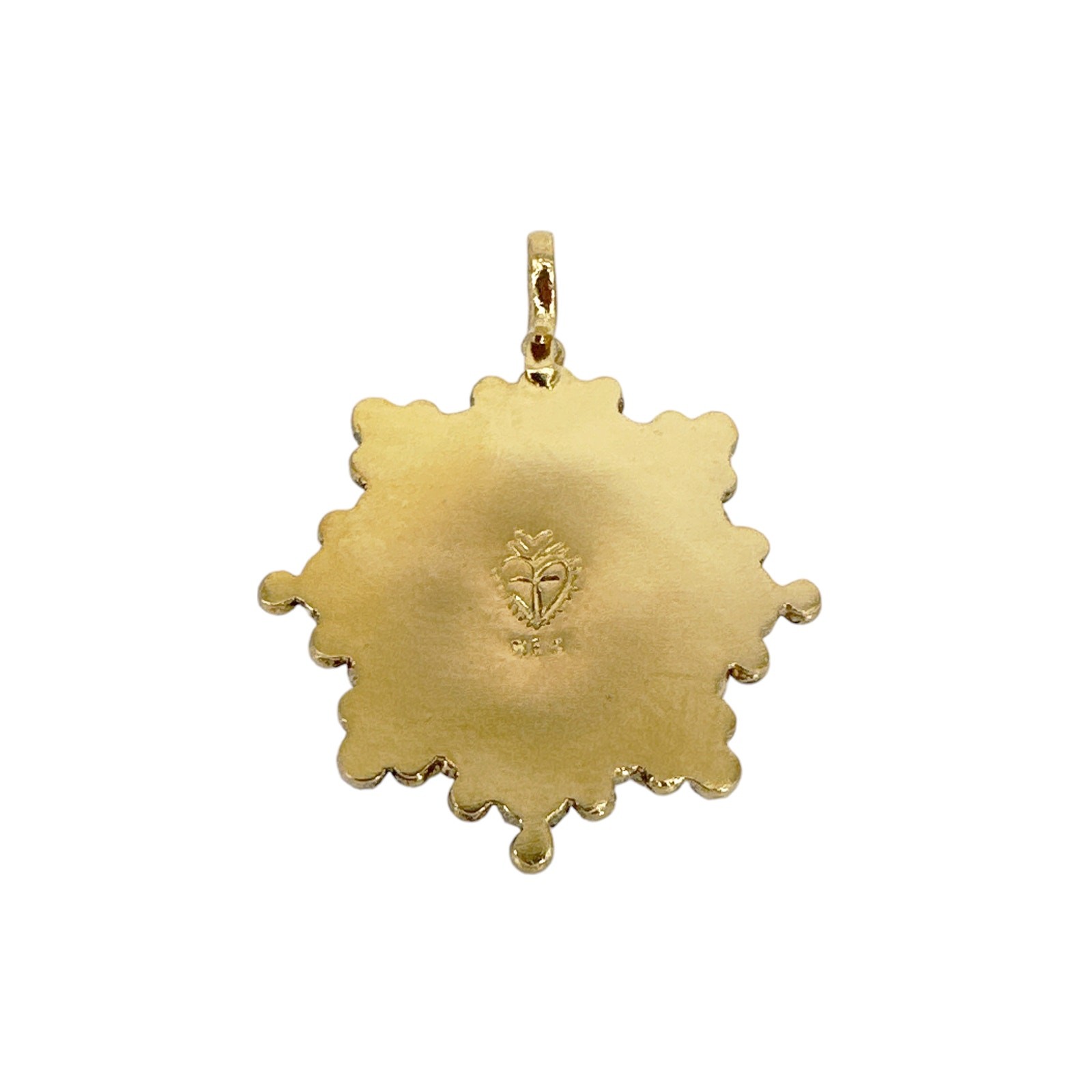 VIRGINS SAINTS & ANGELS VSA Cloister San Benito Medallion in Gold
