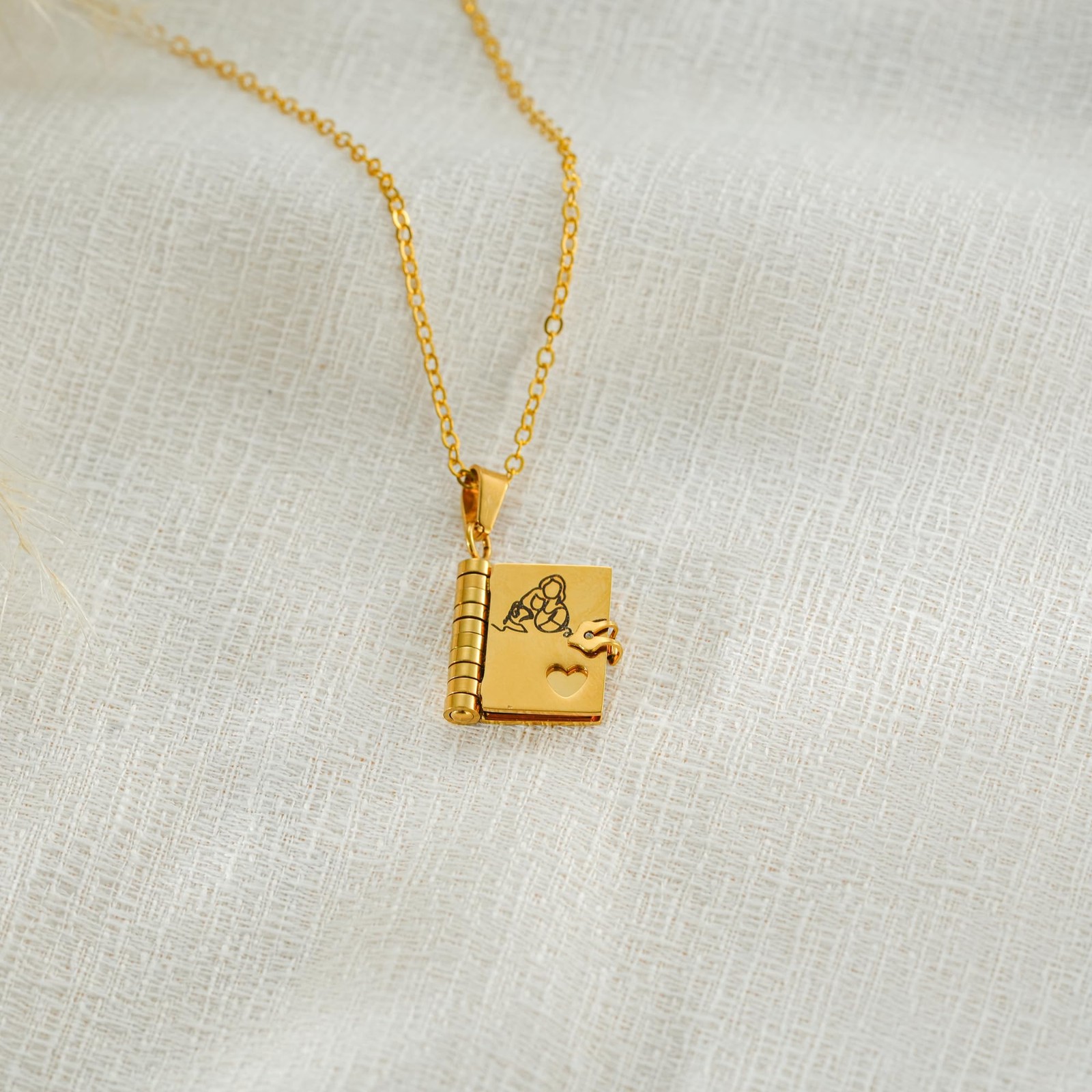 The Most Beautiful Chapter Book Necklace Gift, Grand Daughter Gifts from Grandma