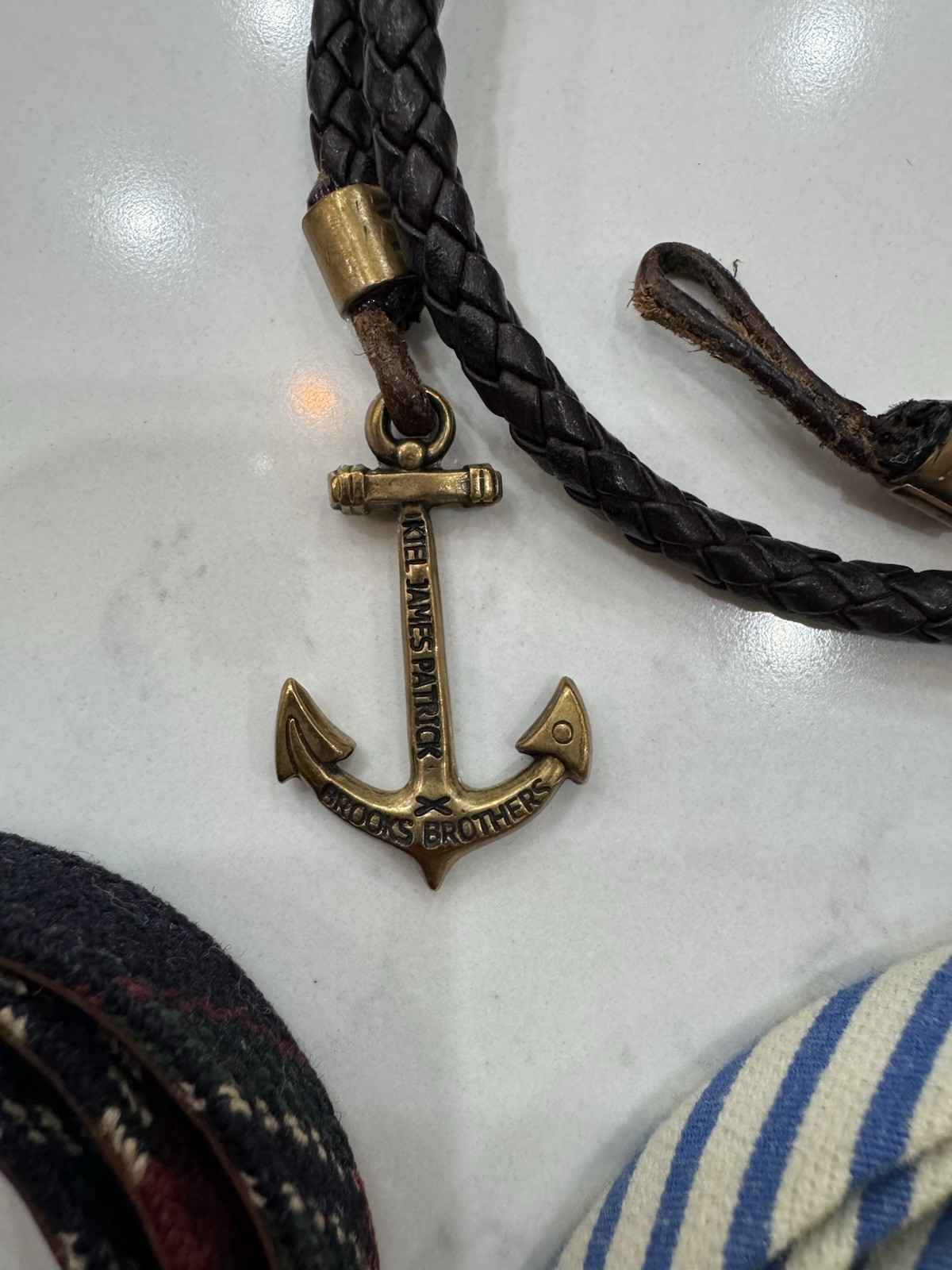 Kiel James Patrick x Brooks Brothers Anchor Collection (3 Bracelets) Rare